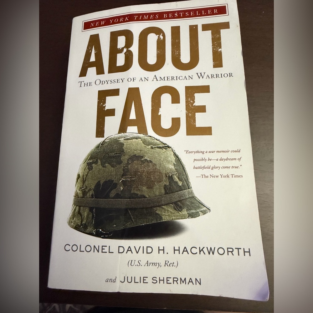 About Face Book by David H. Hackworth